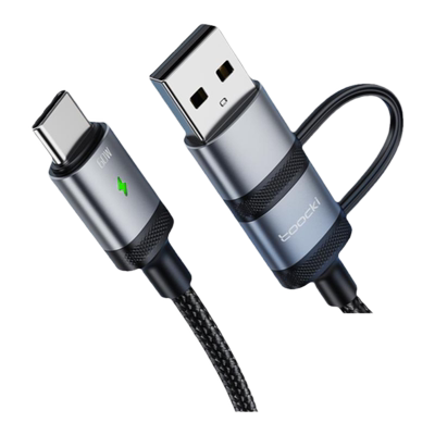 图奇二合一60W快充数据线