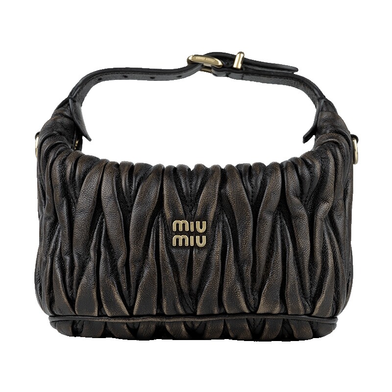 miumiu/缪缪字母前标手提包女士