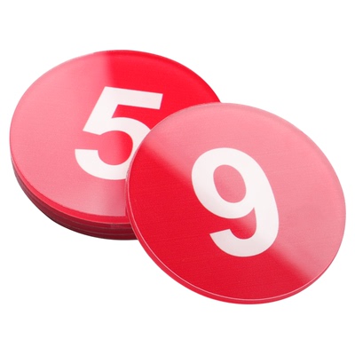 亚克力数字牌号码牌数字号网吧座位酒店房门牌号码衣柜编号牌取餐桌号牌定制储物柜编号塑料大号标识牌贴