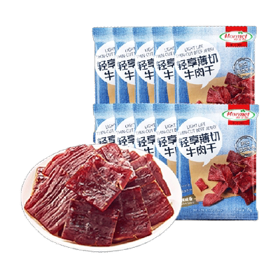 荷美尔咸香薄切牛肉干35g×10包