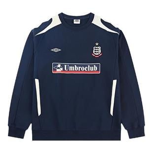 umbro茵宝官方六六大顺运动卫衣复古情侣装休闲套头衫长袖上衣