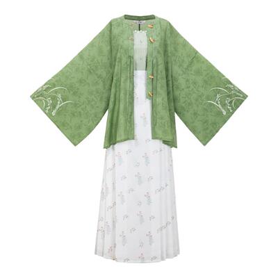 清新田园日常明制汉服马面裙