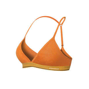 stonemen【源自澳洲】天丝法式三角杯文胸薄款无钢圈美背内衣女