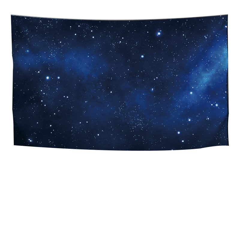 大号挂毯家用卧室床头北欧装饰挂布客厅背景布星空免打孔现代壁画