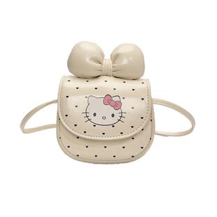 2025新款女童可爱斜挎包卡通猫咪小香风精致儿童单肩包女孩夏季潮