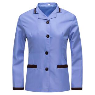 酒店客房物业保洁工作服套装女长袖秋季保洁员冬季清洁工阿姨制服