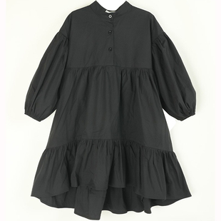女童学院风连衣裙春季中大童韩版洋气时尚春装纯棉儿童长袖衬衣裙