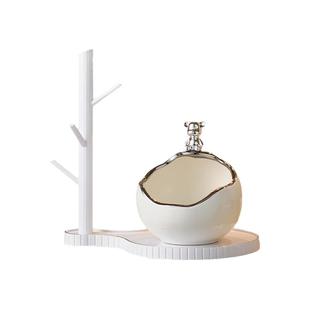 入户玄关放钥匙收纳摆件门口置物架轻奢客厅电视柜高档家居装饰品