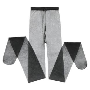 0D黑丝高透防勾丝隐形连裤袜女春秋夏季性感高个子加长丝袜0d超薄