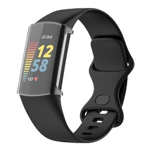 适用fitbit charge 6保护壳 硅胶全包防刮fitbit智能运动手环charge5配件表框TPU屏幕膜cover case手表保护套