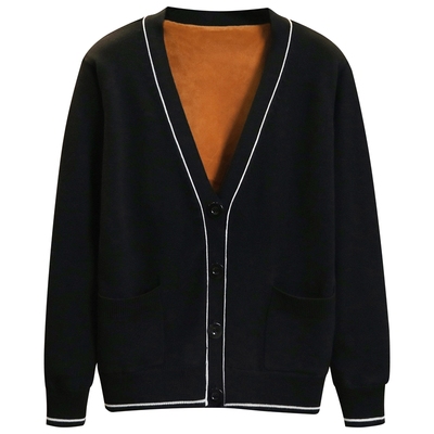 外套加肥加大码保暖医院护士毛衣