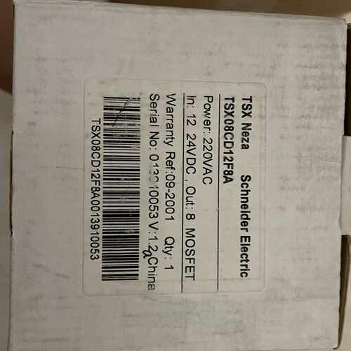 议价施耐德plc模块tsx08cd12f8a全新原装