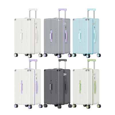 睿度大容量pc行李箱2025女新款多功能旅行箱登机箱密码箱结实耐用
