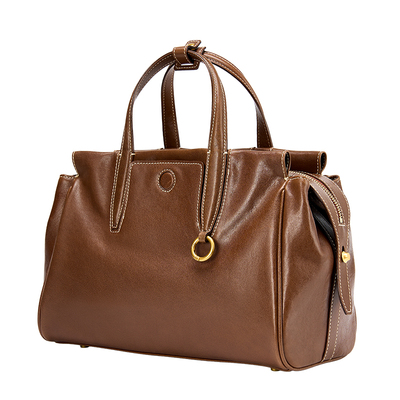 凯撒植鞣牛皮手提包女款托特包