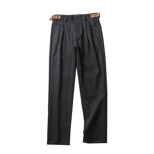 腔调十足!意式高奢!秋季新款男士老钱风通勤百搭商务休闲裤西裤