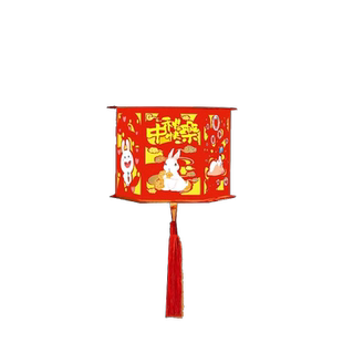 新年2026手工灯笼diy制作材料包儿童幼儿园手提投影走马元宵节