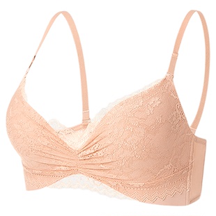 爱美丽小胸聚拢无钢圈中厚蝴蝶杯显大内衣女收副乳文胸罩IM17CBB1