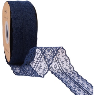 彩色蕾丝花边丝带鲜花包装礼品蛋糕烘焙蝴蝶结花店DIY花束材料4.5