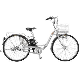 凤凰内三速罗拉刹五轮车锁防刺外胎可提锂电池力矩传感助力自行车