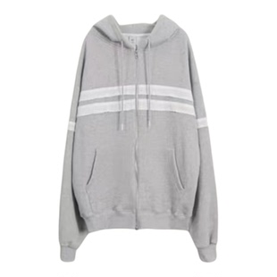 【现货】GROVE EDGE韩国小众直井怜同款连帽抽绳拉链蕾丝卫衣外套