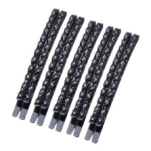 韩国黑色发夹刘海无痕一字夹头发夹子侧边大发卡2025新款前额边夹