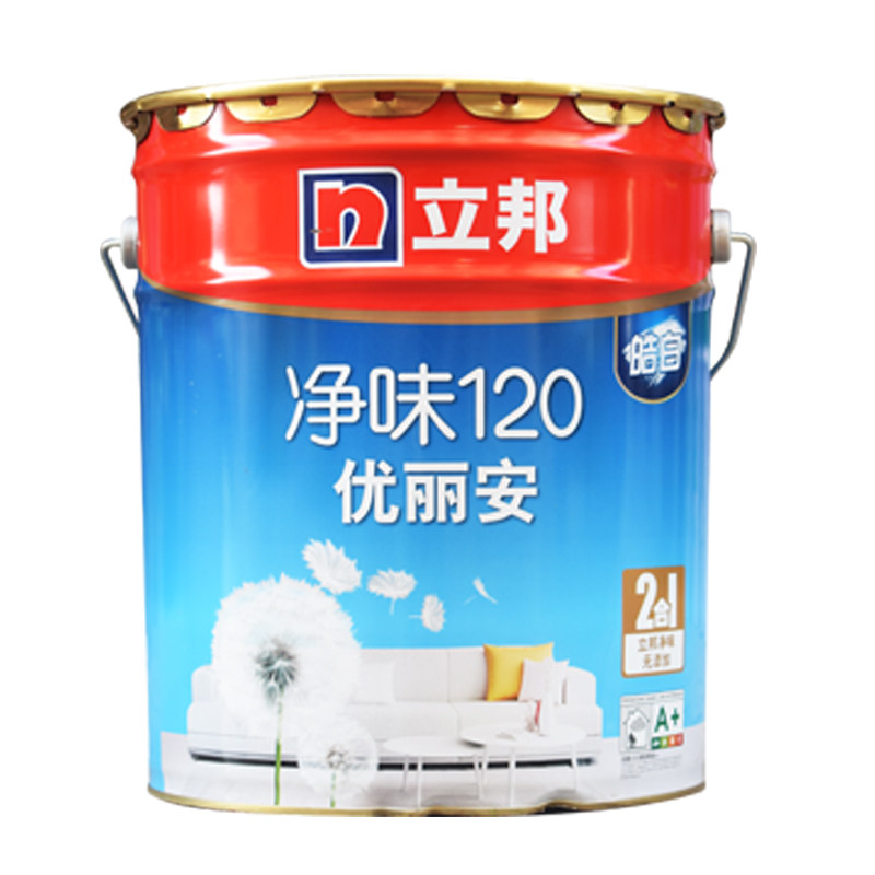立邦优丽安内墙乳胶漆净味二合一自刷家用刷墙漆油漆墙面漆涂料