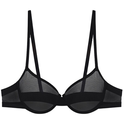 HERSENSES/何识网纱钢圈文胸