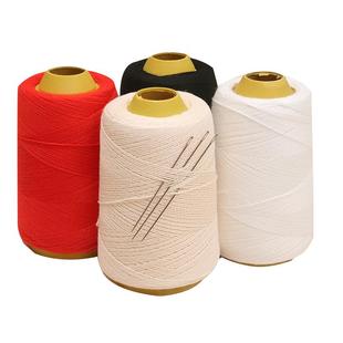 老式家用大卷缝被子专用针线黑红白色纯棉加粗203手工缝纫宝塔线