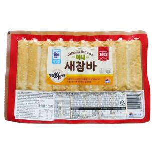 韩国进口思潮大林鱼棒冷冻520g包装煎炸炒烧烤食材冷海鲜鱼饼鱼糕