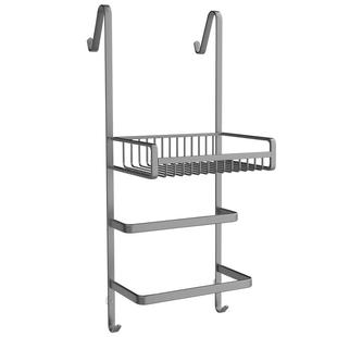 毛巾架浴室置物架挂架卫生间衣服架子神器淋浴房玻璃门浴巾架悬挂