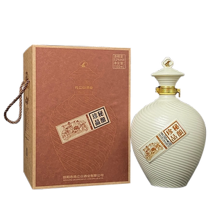 鸡公山52度1.5L大坛装白酒浓香型高度固态粮食酒收藏送礼酒水礼盒