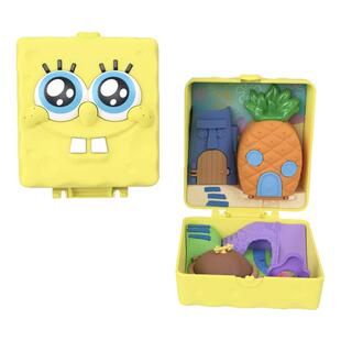 美国Polly Pocket Partnership海绵宝宝联名盒子派大星过家家玩具