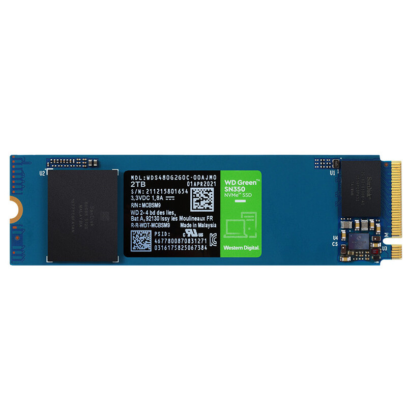 WD西部数据SN5000/5100/SN350/850X1T/2T西数NVME固态M2硬盘M2SSD