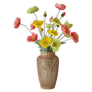 冰岛虞美人仿真花假花ins客厅装饰花卉花瓶摆件高档花束手捧花