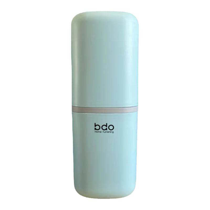 bdo便携牙具筒漱口杯简约旅行牙具盒创意牙缸北欧塑料杯蓝色白粉