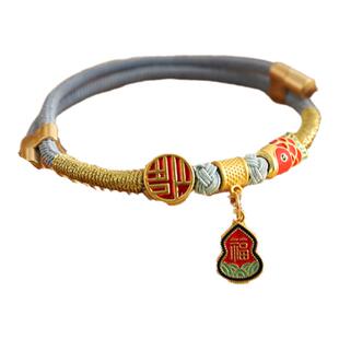 猫咪项圈新年编织装饰围脖小猫编绳配饰可爱脖圈宠物挂牌狗狗项链