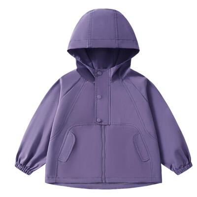 植木 儿童外套2026春季新款中大童户外三防连帽外套男童外套童装
