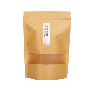 纯手工古法红糖包装袋古法黑糖标签贴纸袋子手工姜糖牛皮纸自封袋