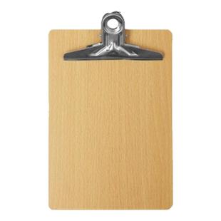 A4木质板夹写字板饭店菜单板夹点菜板烧烤店餐饮店试卷夹文件夹学生书写硬板32K简约写字垫板点餐板夹可定制