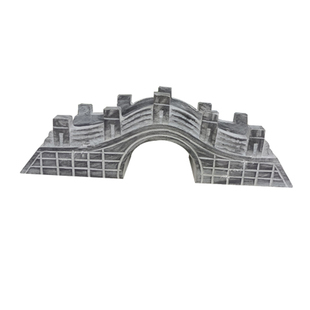 微景观石桥假山鱼缸造景小桥雕塑摆件微景观小石桥迷你小石桥造景