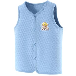 儿童马甲春秋纯棉2065新款男童背心宝宝内搭夹棉冬季马夹外穿童装