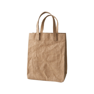 简约文艺防水日系百搭饭盒袋小众可水洗牛皮纸女包小手提包手提袋