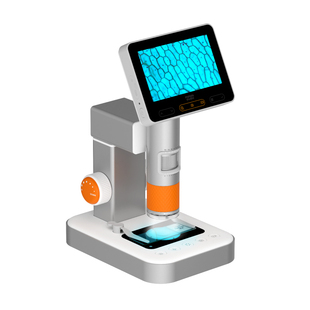 玛塔儿童显微镜配昆虫动植物琥珀树脂标本课程高倍放大高清拍照可手持便携式大屏小学生电子显微镜儿童礼物