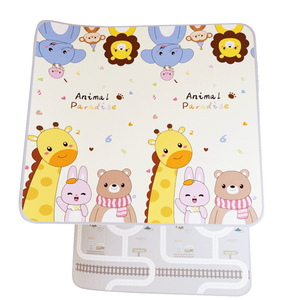 可折叠儿童爬爬垫双面加厚无毒无味家用婴儿泡沫地垫宝宝爬行垫子