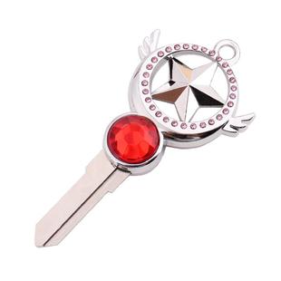 摩托车钥匙改装替换头踏板个性小牛电动车钥匙柄胚配件魔卡少女樱