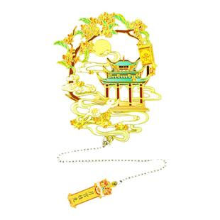 故宫十二月12月令金属书签文创北京旅游礼品产品礼盒古典中国风小学生古风博物馆教师节礼物定制纪念品送老师