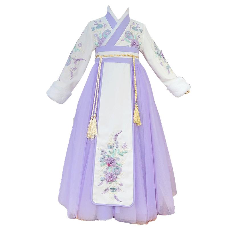 女童披风斗篷新年拜年服