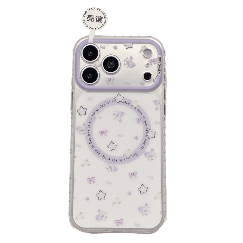 壳谊KEYICASE秒变大视窗适用iphone17苹果18promax卡通16pro可爱15男女精孔全包相机ai键磨砂防摔磁吸手机壳