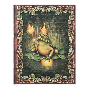 paperblanks佩兰克笔记本本子记事本复古手账本手帐本日记本儿童小学生文具空白本格林童话青蛙王子伟人手稿