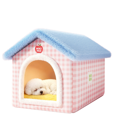 狗窝冬加厚2025新款宠物狗窝小型犬保暖睡窝封闭式可拆洗房子窝床